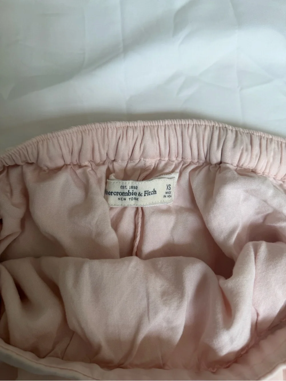 Abercrombie & Fitch Blush Pink Midi Skirt